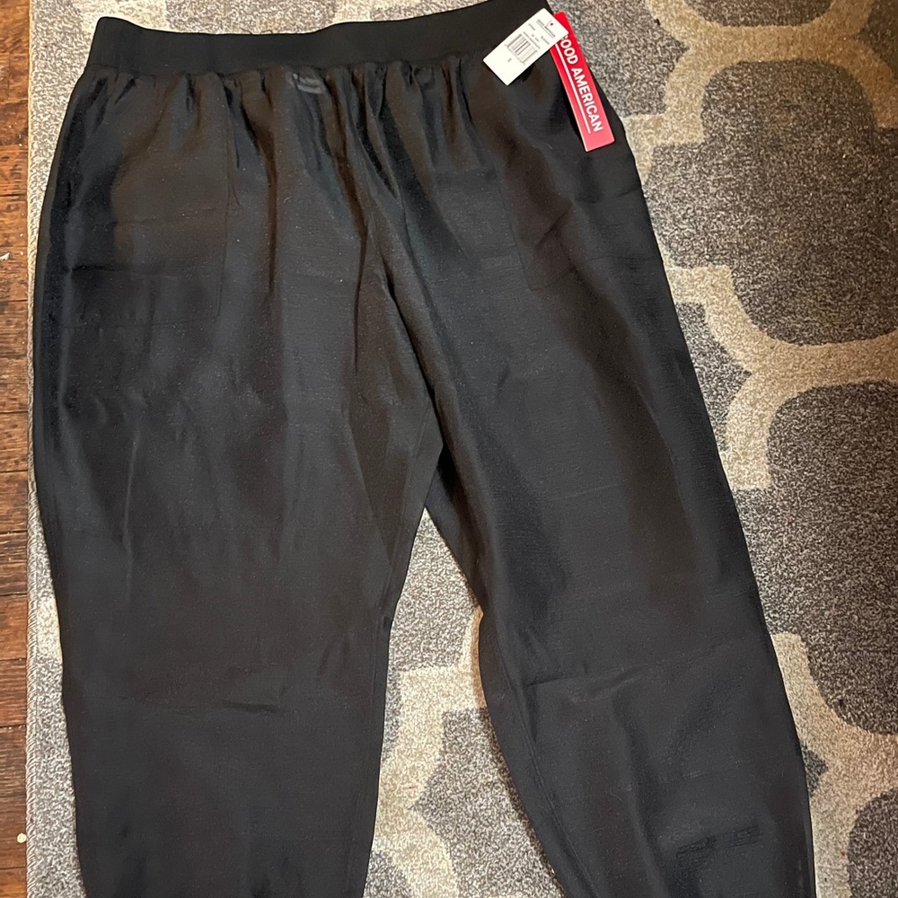 Good American black joggers brand new with tags